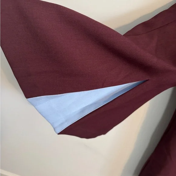 Tuckernuck Burgundy and Blue Women's Dress - Picture 3 of 5